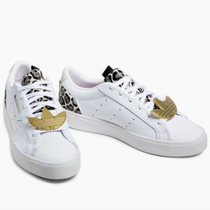 ADIDAS sleek leopard print stylish sneakers